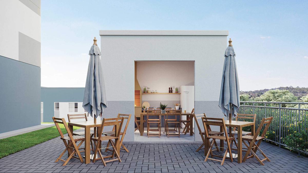 Apartamento, Caiapós, 2 Quartos, 1 Vaga