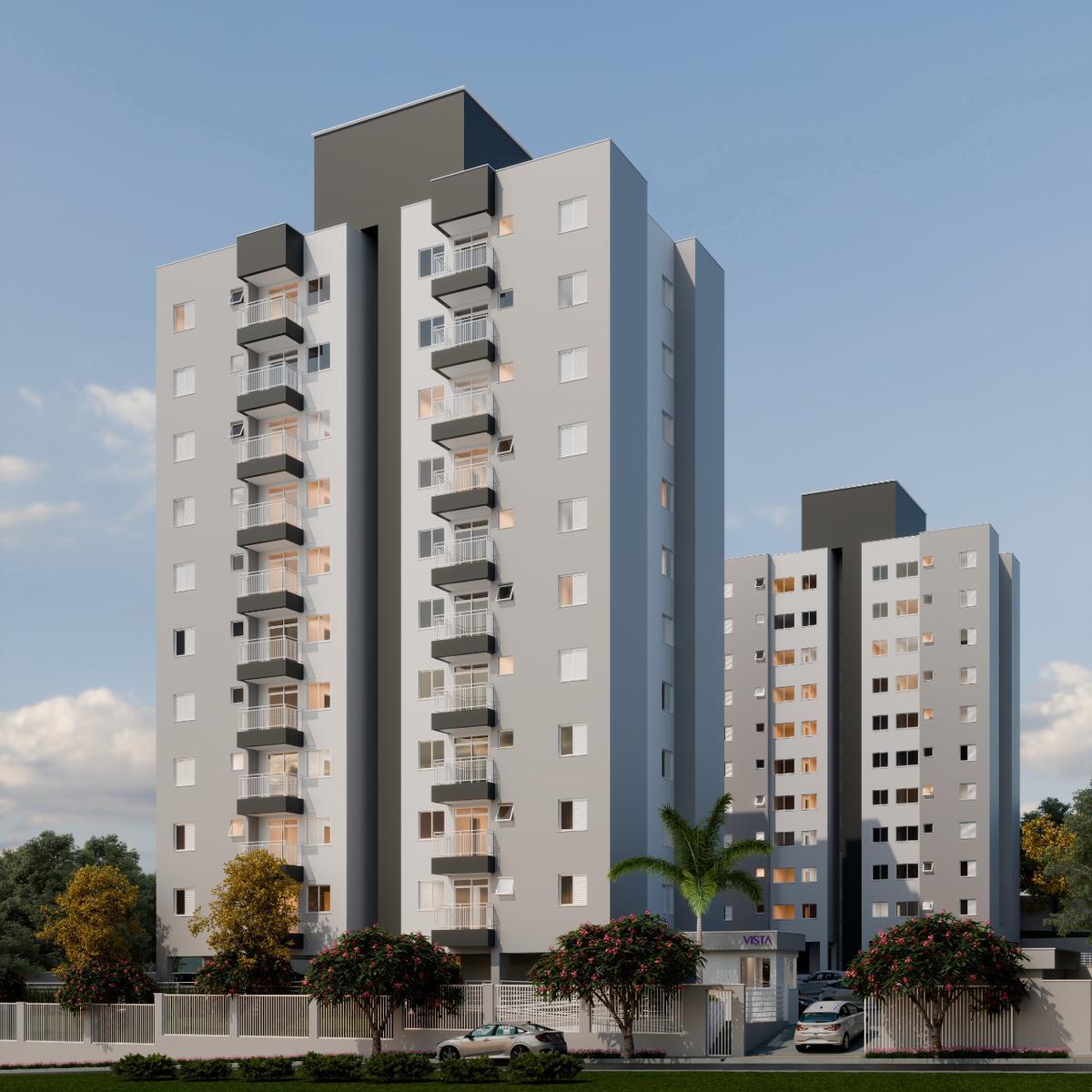 Apartamento, Cabral, 2 Quartos, 1 Vaga