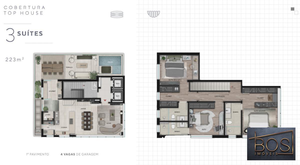 Apartamento, Lourdes, 3 Quartos, 2 Vagas, 1 Suíte