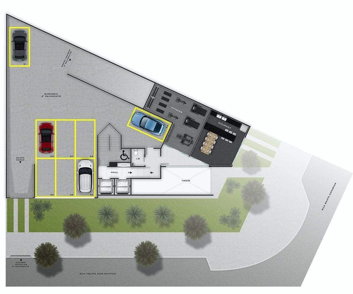 Apartamento, Lourdes, 3 Quartos, 2 Vagas