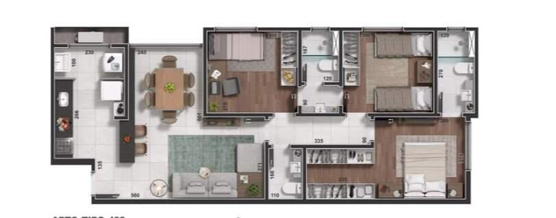 Apartamento, Prado, 3 Quartos, 2 Vagas, 1 Suíte