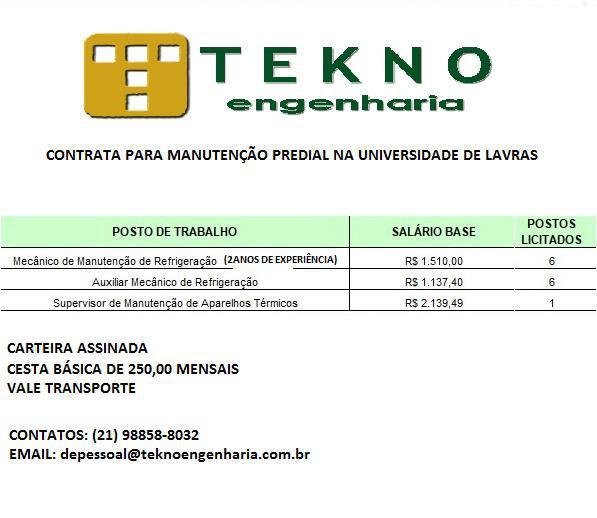 Vagas Emprego em Lavras