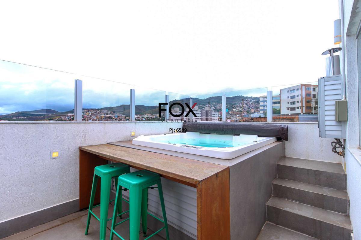 Cobertura, São Lucas, 2 Quartos, 3 Vagas