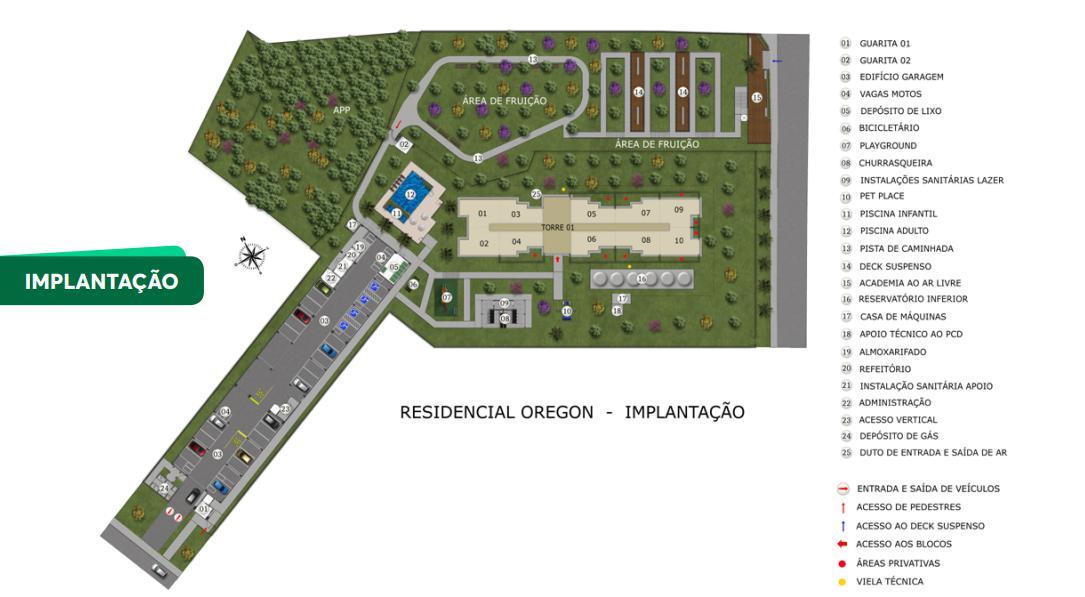 Apartamento, Havaí, 2 Quartos, 1 Vaga, 1 Suíte