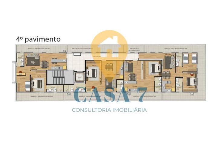 Apartamento, Funcionários, 2 Quartos, 0 Vaga, 1 Suíte