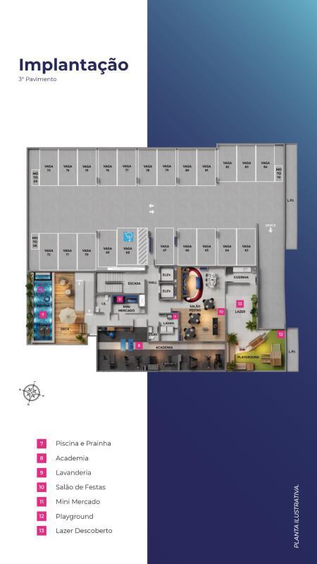 Apartamento, Barroca, 2 Quartos, 1 Vaga
