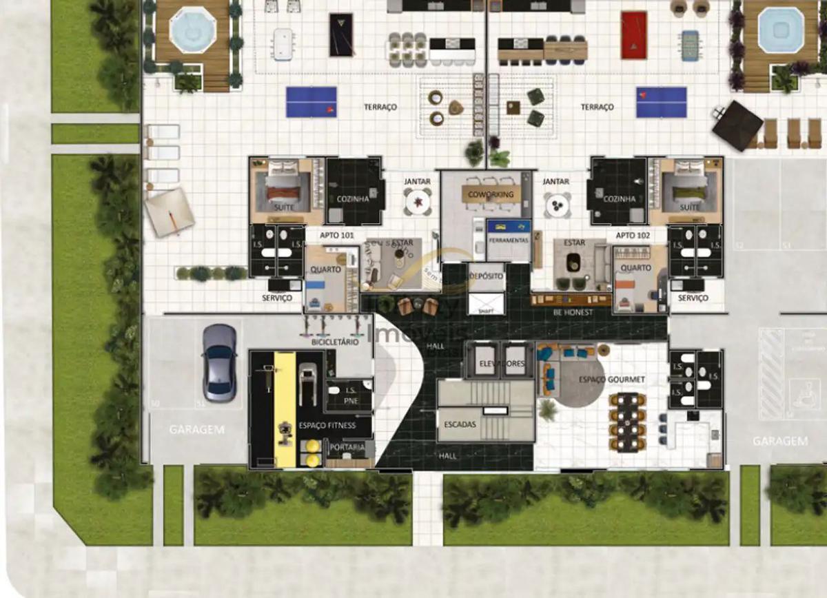 Apartamento, Santo Antônio, 2 Quartos