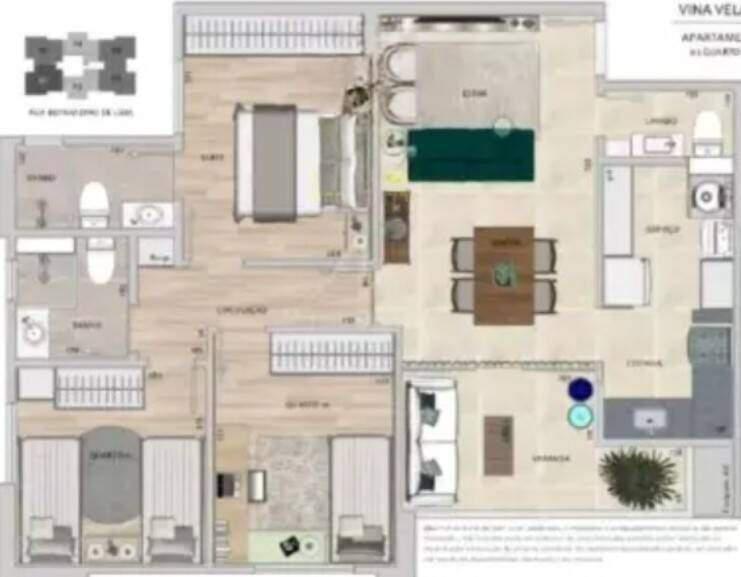 Apartamento, Gutierrez, 3 Quartos, 2 Vagas, 1 Suíte