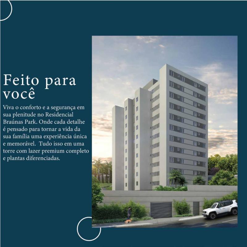 Apartamento, Braúnas, 2 Quartos, 1 Vaga