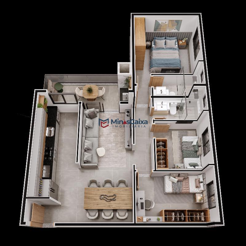 Apartamento, Bom Retiro, 2 Quartos, 1 Vaga, 1 Suíte