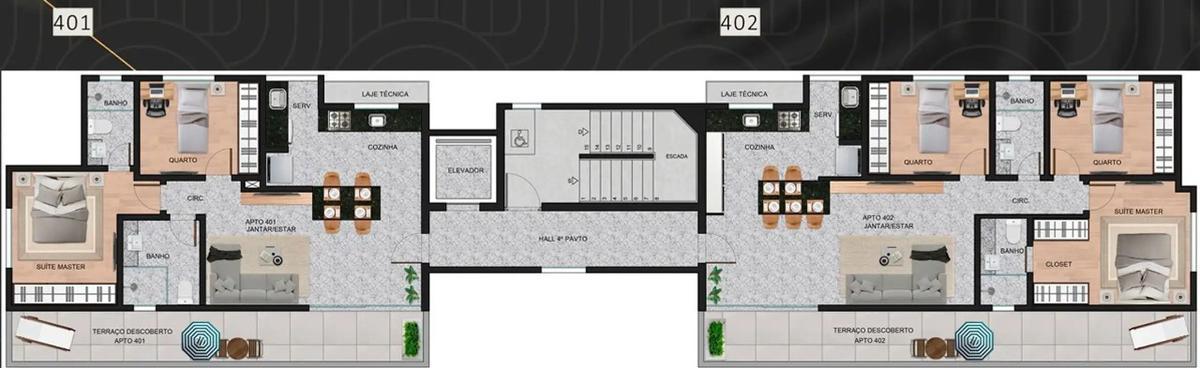Apartamento, Santo Antônio, 3 Quartos, 2 Vagas, 1 Suíte