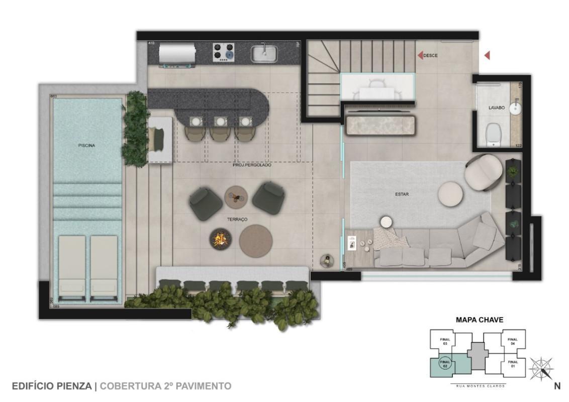Cobertura, Anchieta, 3 Quartos, 3 Vagas, 1 Suíte