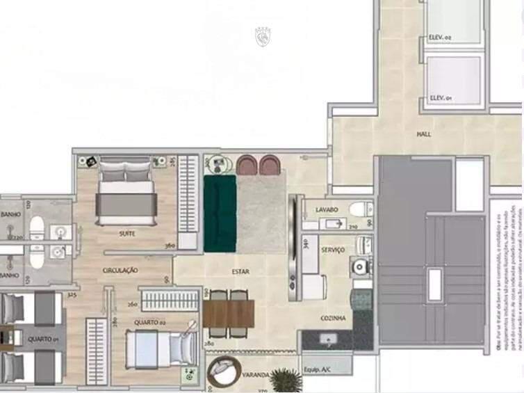 Apartamento, São Lucas, 3 Quartos, 2 Vagas, 1 Suíte