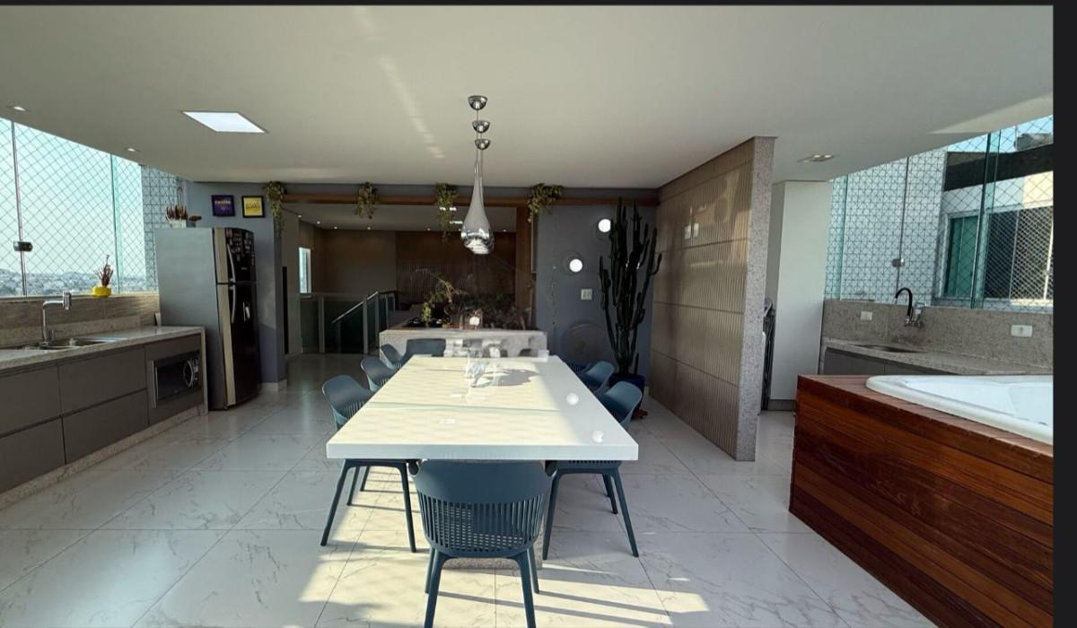 Cobertura, Diamante, 4 Quartos, 3 Vagas, 1 Suíte