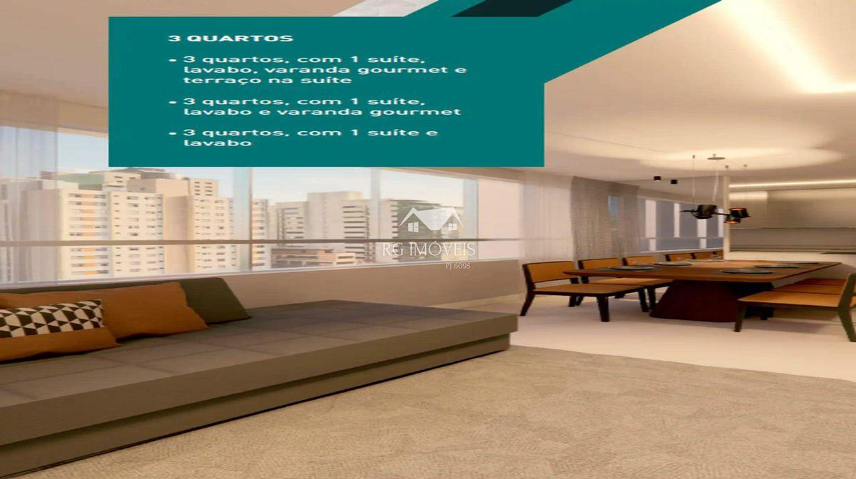 Apartamento, Lourdes, 3 Quartos, 2 Vagas, 1 Suíte