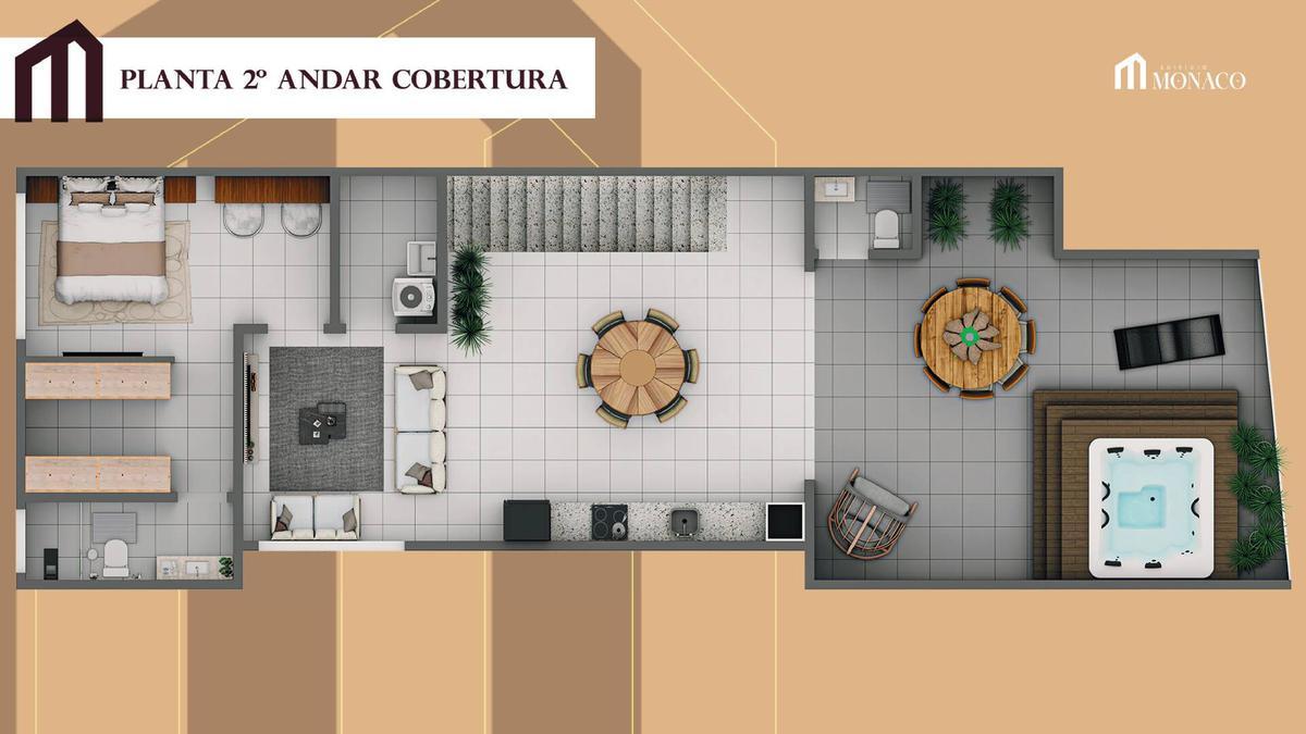 Cobertura, Santa Helena, 4 Quartos, 0 Vaga, 3 Suítes