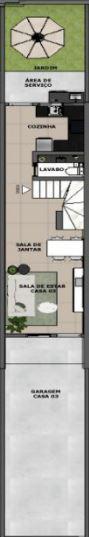 Casa, Jardim Guanabara, 2 Quartos, 1 Vaga