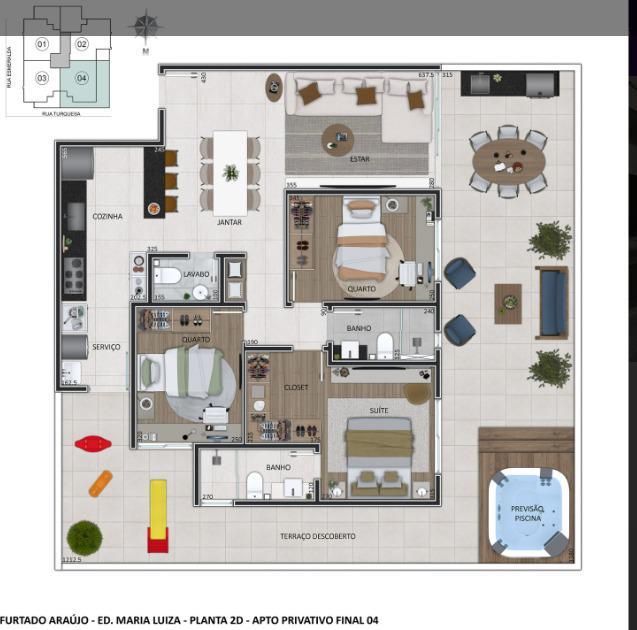 Apartamento, Prado, 3 Quartos, 2 Vagas, 1 Suíte