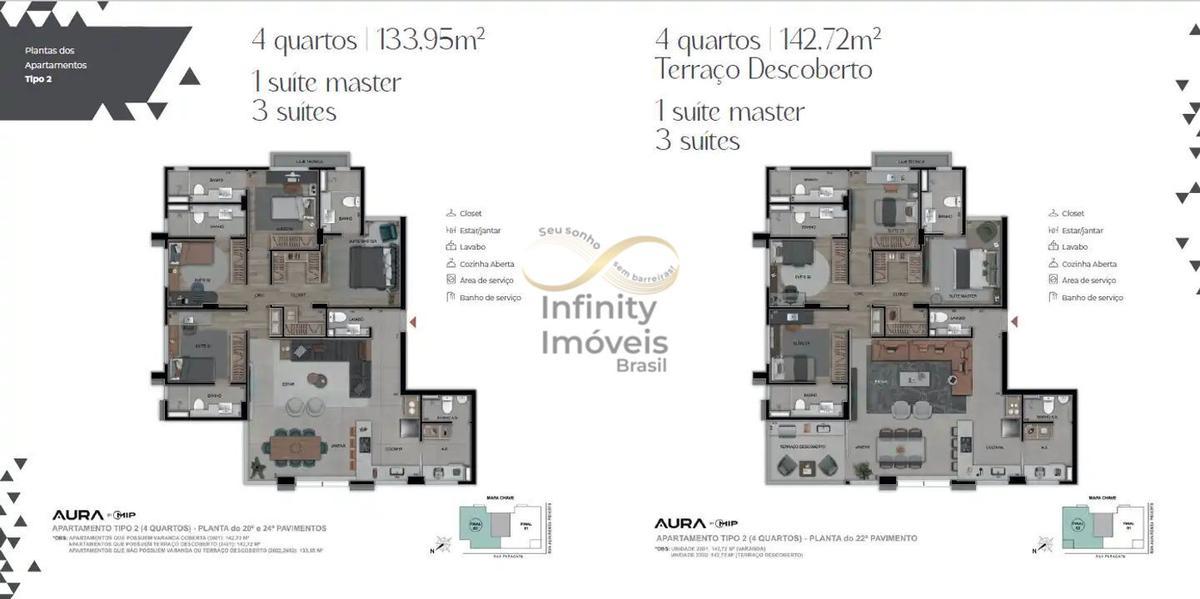 Apartamento, Santo Agostinho, 3 Quartos