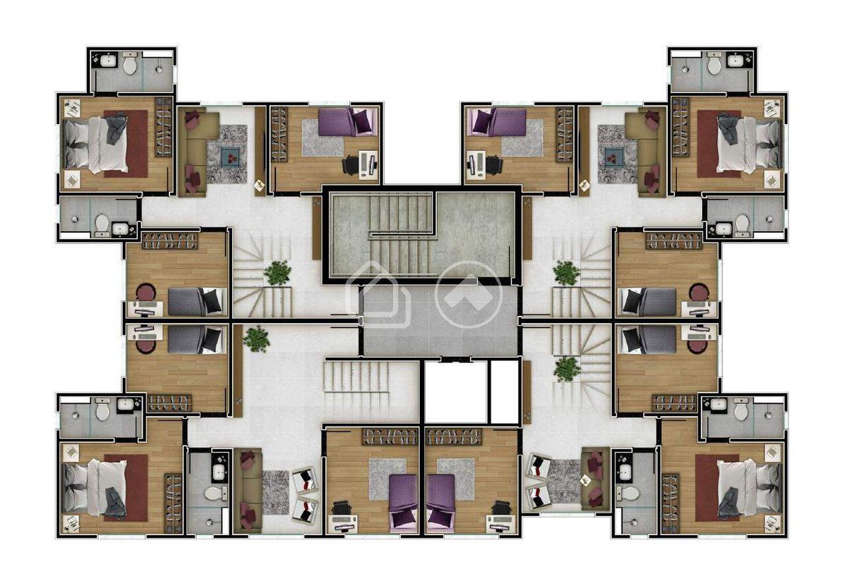 Apartamento, Alto Caiçaras, 2 Quartos, 1 Vaga, 1 Suíte