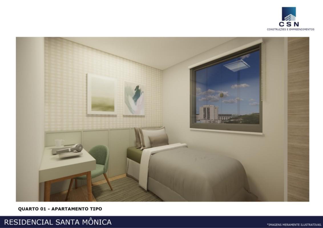 Apartamento, Santa Branca, 2 Quartos, 1 Vaga, 1 Suíte