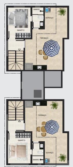 Apartamento, Santa Branca, 2 Quartos, 2 Vagas
