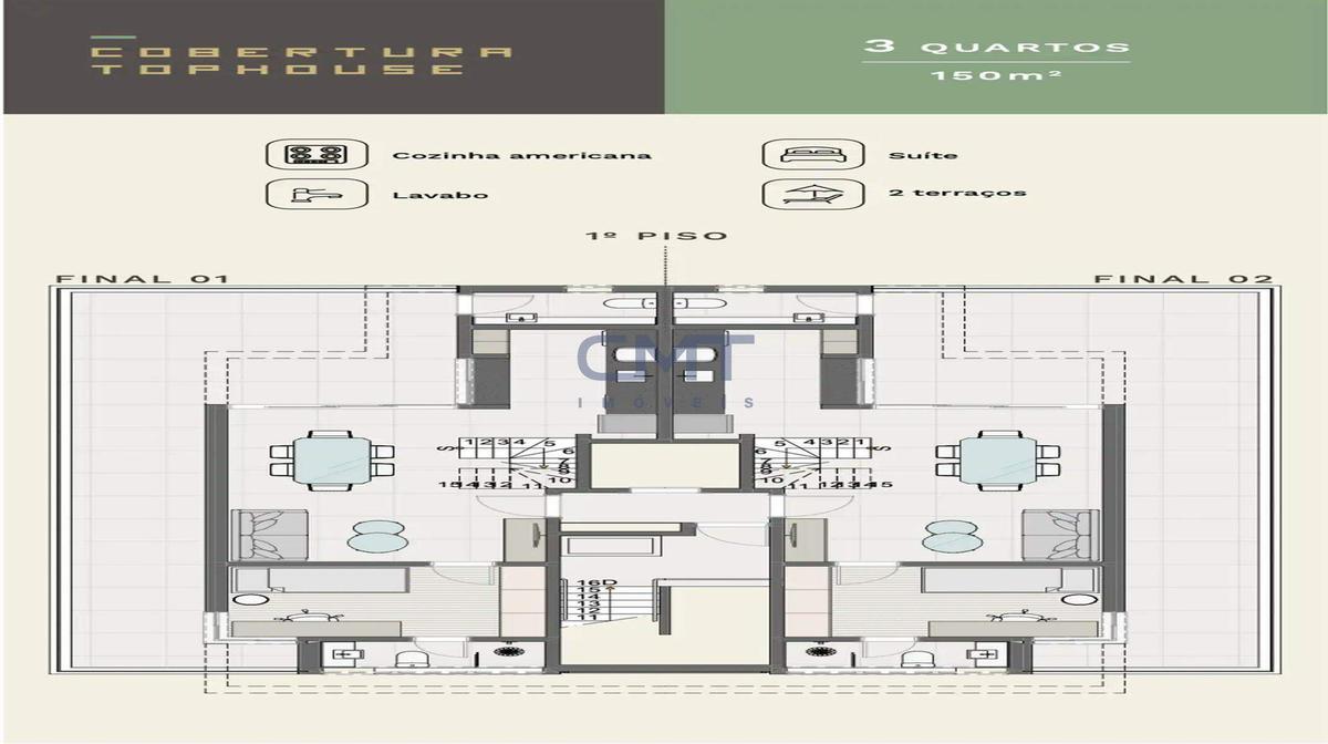 Apartamento, Carmo, 3 Quartos, 2 Vagas