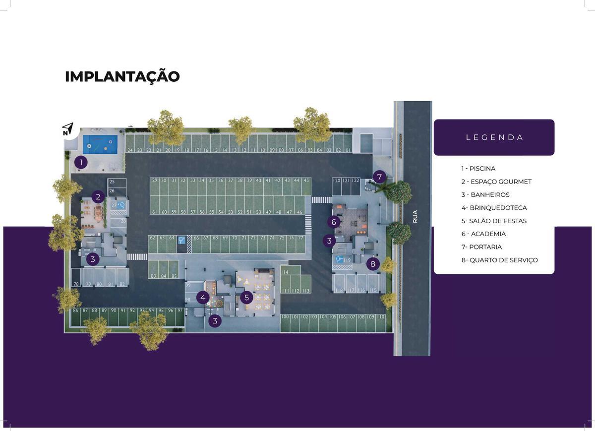 Apartamento, Cabral, 2 Quartos, 1 Vaga