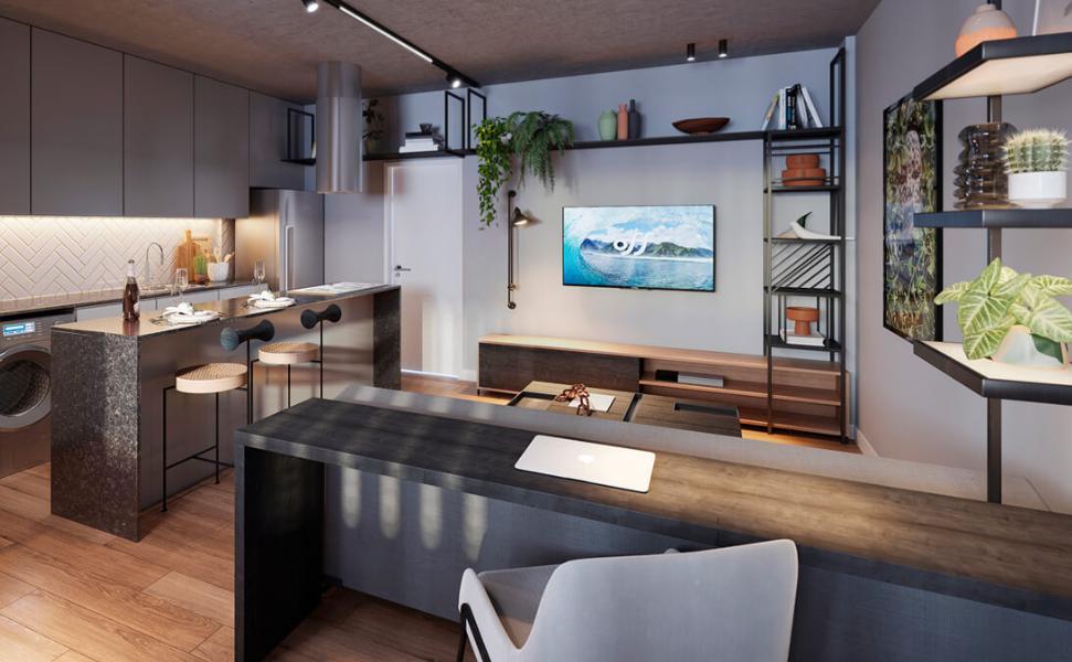 Apartamento, Boa Viagem, 1 Quarto, 0 Vaga
