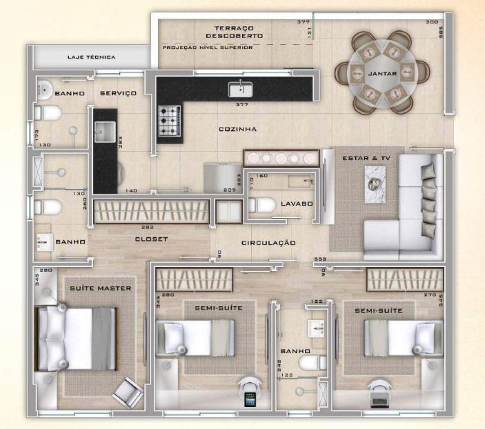 Apartamento, Santo Antônio, 3 Quartos, 2 Vagas, 1 Suíte