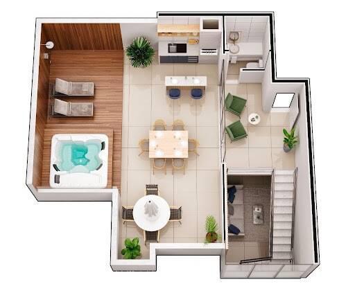 Apartamento, Belvedere, 3 Quartos, 2 Vagas, 1 Suíte