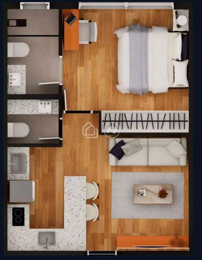 Apartamento, Coração Eucarístico, 1 Quarto, 1 Vaga, 1 Suíte