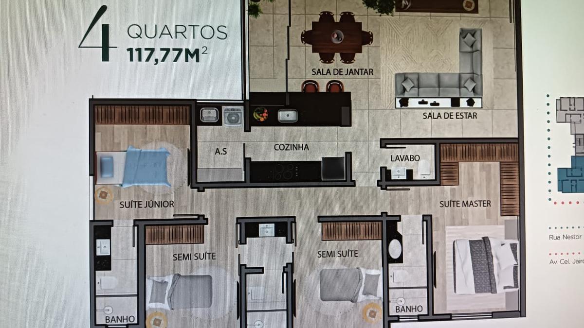 Apartamento, Palmares, 4 Quartos, 2 Vagas, 1 Suíte