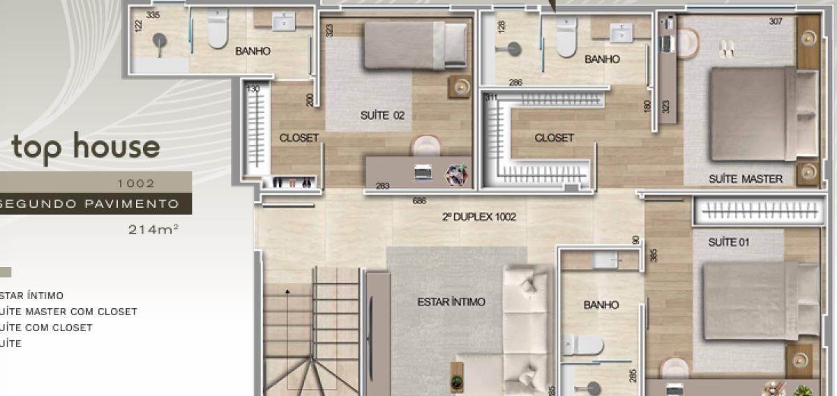 Cobertura, Sion, 4 Quartos, 3 Vagas, 1 Suíte