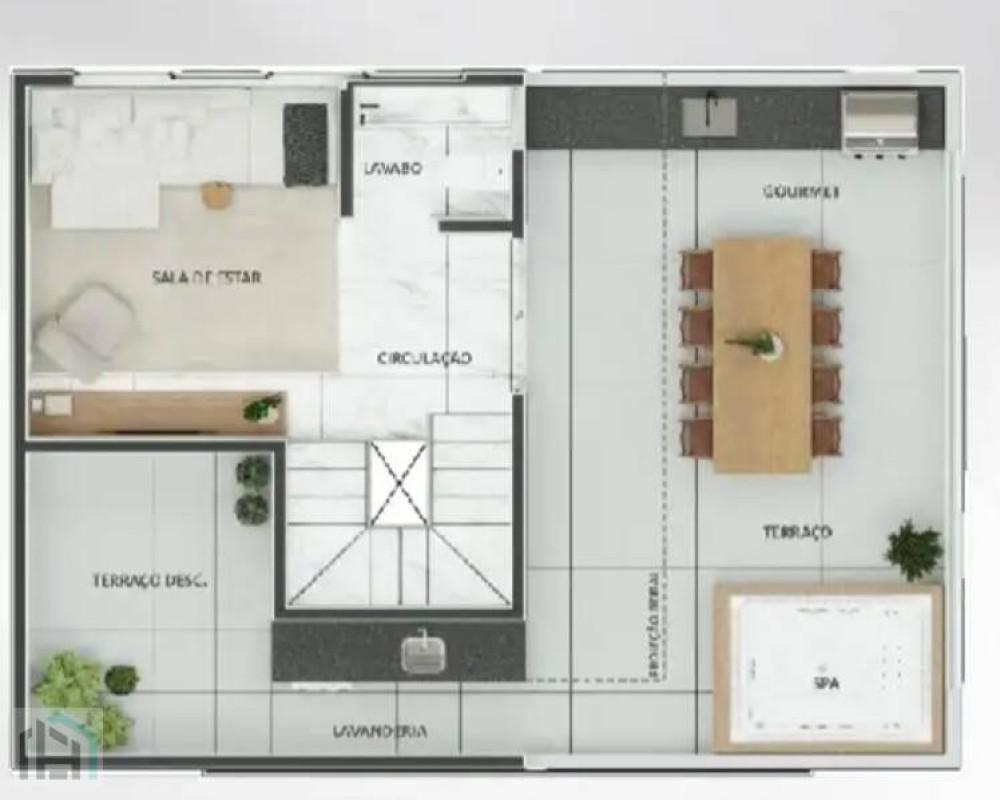 Cobertura, São Lucas, 2 Quartos, 2 Vagas, 2 Suítes