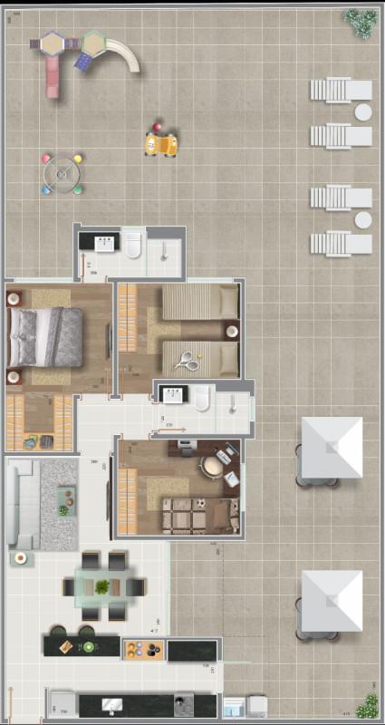 Apartamento, Sagrada Família, 3 Quartos, 3 Vagas, 1 Suíte