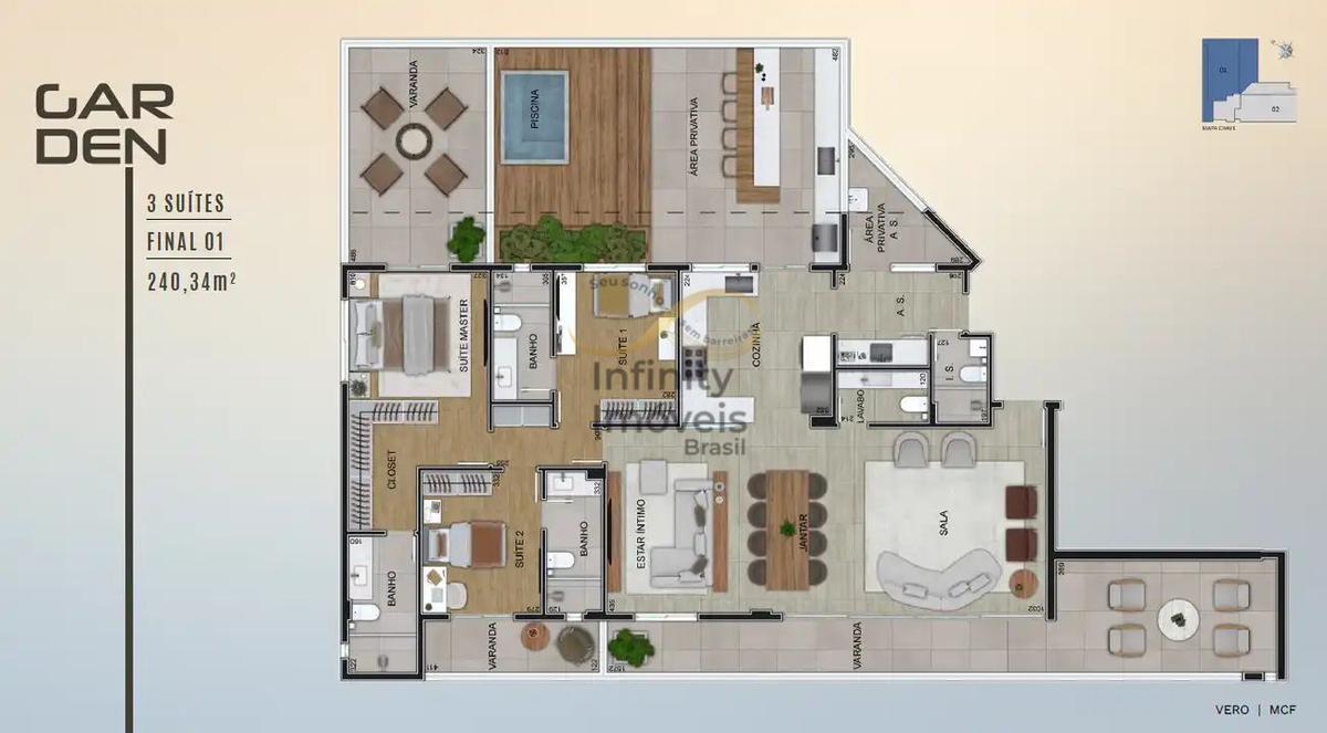 Apartamento, Santo Antônio, 3 Quartos