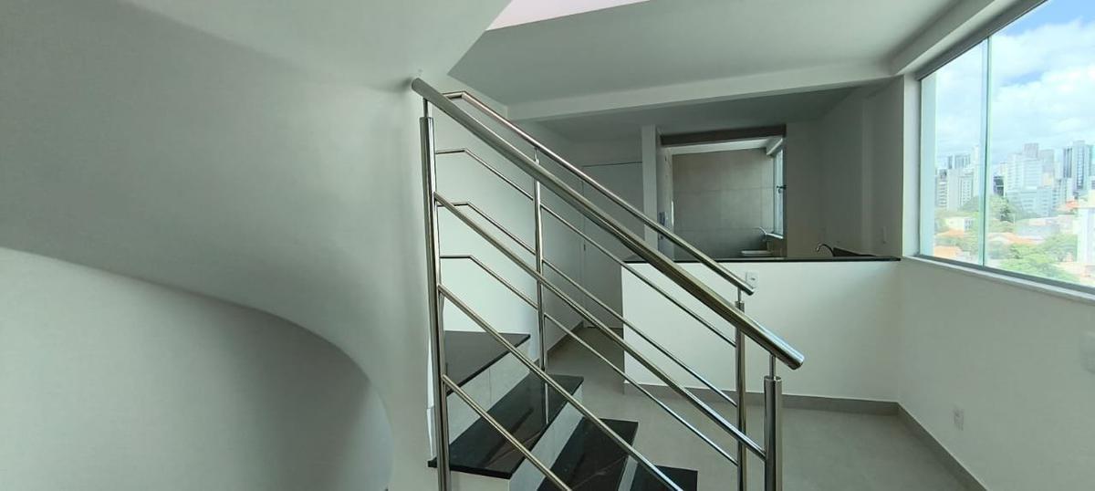 Cobertura, Barro Preto, 1 Quarto, 2 Vagas