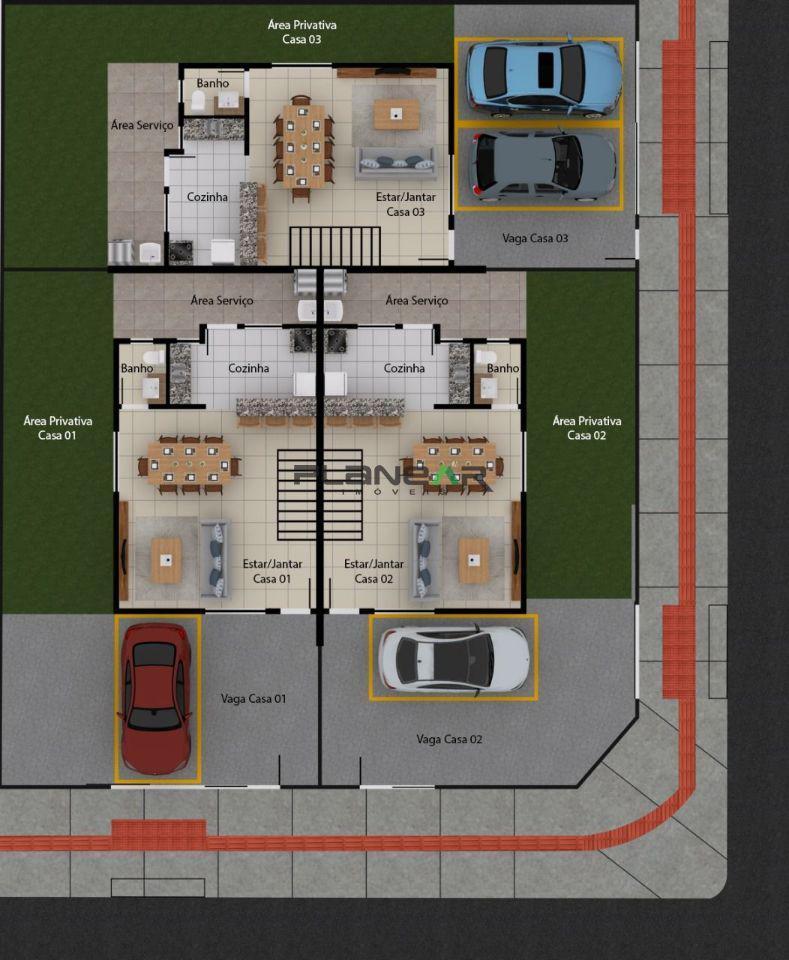 Casa, Céu Azul, 3 Quartos, 1 Vaga, 1 Suíte