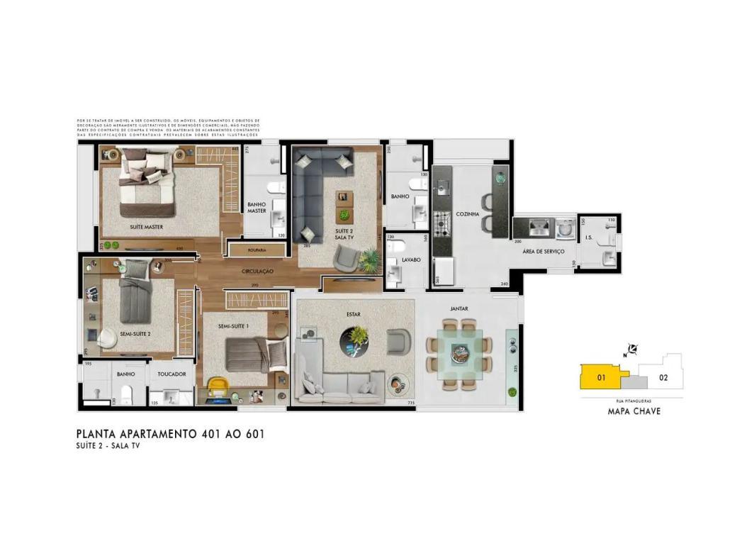 Apartamento, Santo Antônio, 3 Quartos, 3 Vagas, 1 Suíte