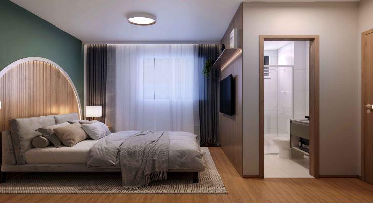 Apartamento, Três Barras, 1 Quarto, 1 Vaga, 1 Suíte