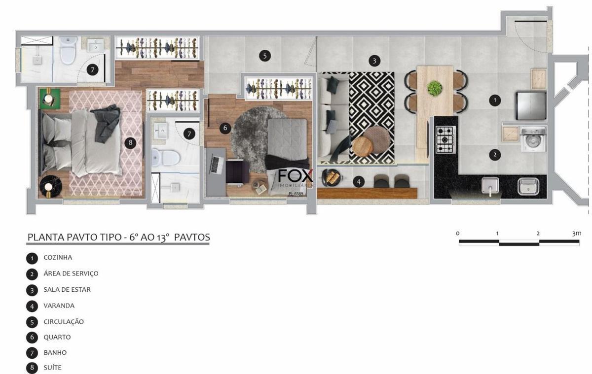 Apartamento, Savassi, 2 Quartos, 2 Vagas, 2 Suítes