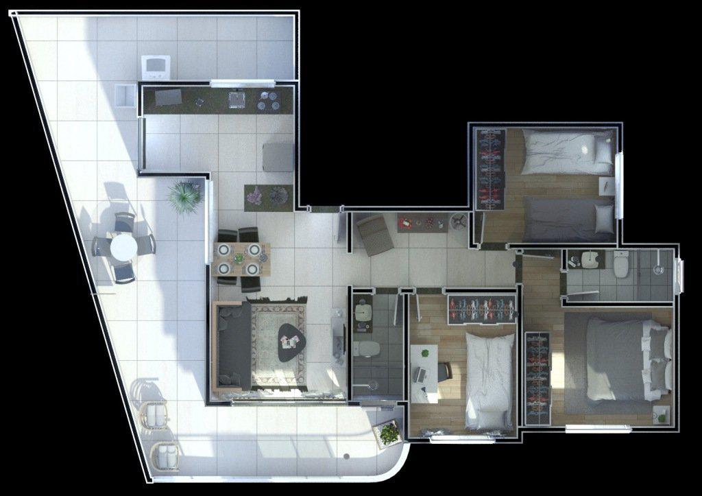 Apartamento, Cabral, 2 Quartos, 2 Vagas, 1 Suíte