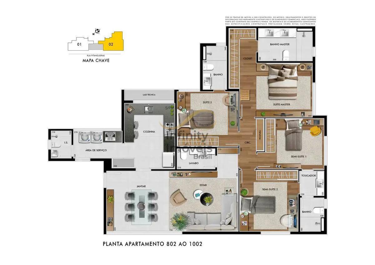 Apartamento, Santo Antônio, 4 Quartos