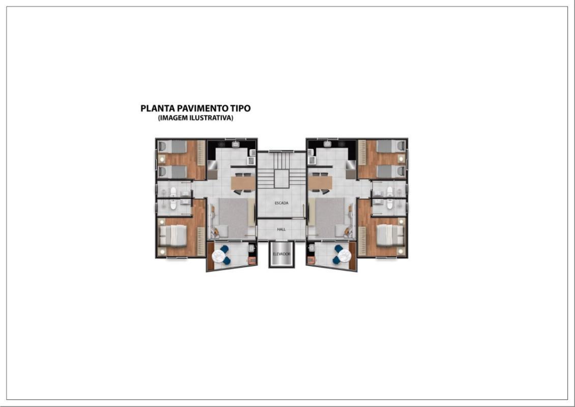 Apartamento, Centro, 2 Quartos, 2 Vagas, 1 Suíte
