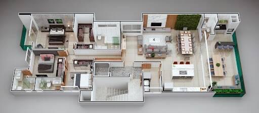 Apartamento, Belvedere, 3 Quartos, 2 Vagas, 3 Suítes