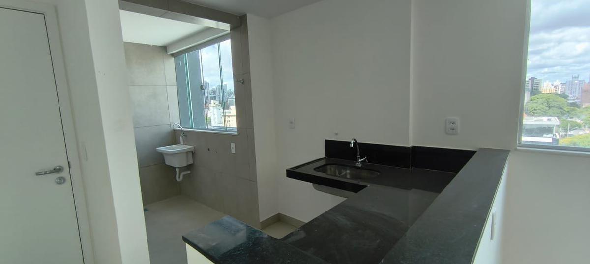 Cobertura, Barro Preto, 1 Quarto, 2 Vagas