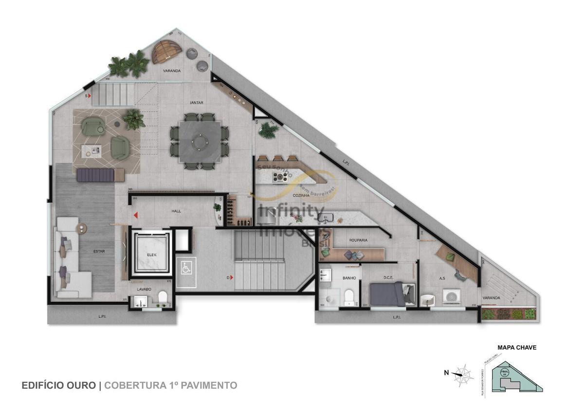 Apartamento, Serra, 3 Quartos