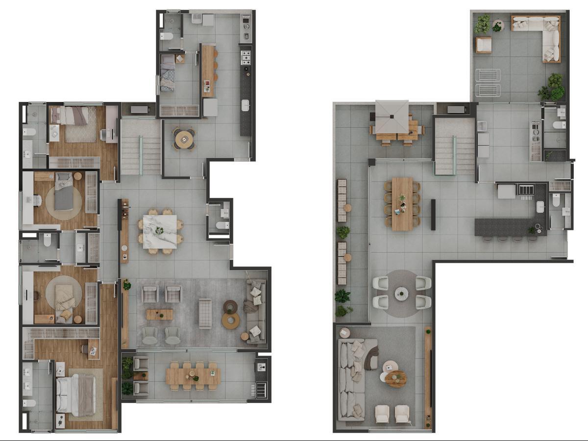 Apartamento, Serra do Curral Del Rey, 4 Quartos, 3 Vagas, 1 Suíte