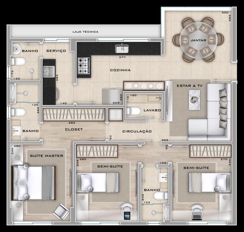 Apartamento, Santo Antônio, 2 Quartos, 2 Vagas, 1 Suíte